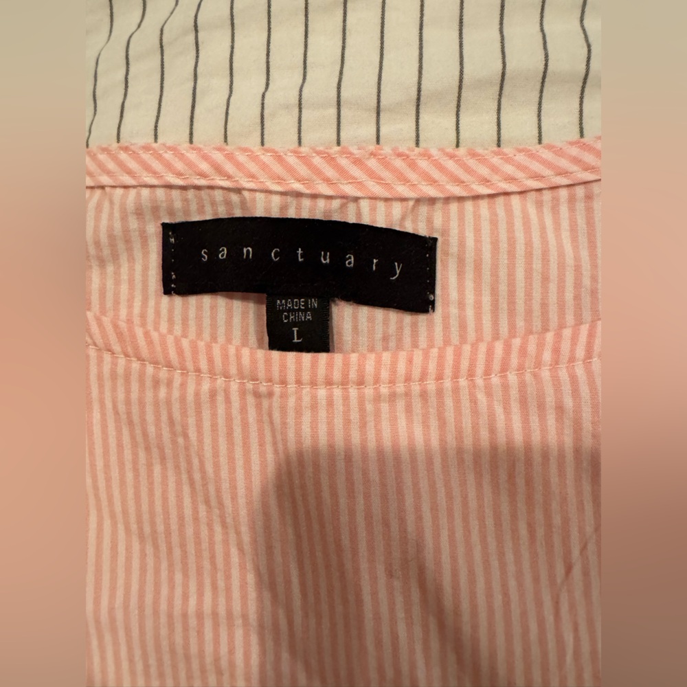 Sanctuary Pink Ruffle Sleeve Top - Picture 2 of 5